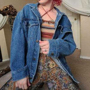 ☀️ Classic Wash Oversized Denim Jacket